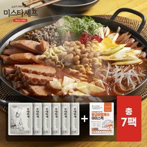 미스타셰프 부대찌개 600g 6팩 + 만능육수 1팩 증정