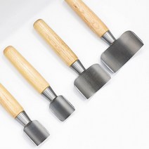 가죽 코너 라운드커터 4조세트 이층복합강 물푸레나무