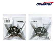 Gemfan 허리케인 3520 RC FPV 프리스타일 3.5 인치 시네후프 덕트 드론용 3 블레이드 PC 프로펠러 DIY 부품 4 쌍 8PCs 3.5x2x3, [02] 4Pairs Blue