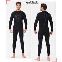 바다수영슈트 수상스키복 서핑복 물놀이 프리미엄 3mm 네오프렌 잠수 원피스 따뜻한 낚시, 흑인 0001, xxxl