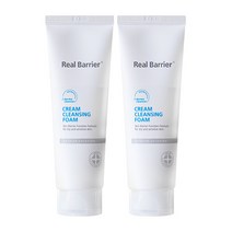 리얼베리어 리얼베리어_크림 클렌징 폼 대용량 220ml x2개, 크림 클렌징 폼