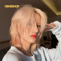 남성가발 장발가발 울프컷 스타일 패션가발 군인가발Hiuha 증정, C ONE SIZE