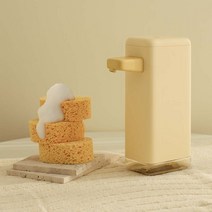 큐브덕 자동 손세정기 디스펜서 물비누, 화이트, 1개