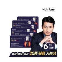 [뉴트리원]정우성 올인원 종합비타민 이뮨샷 6박스(12주분) / 액상+정제 / 비타민B 요오드 비타민C