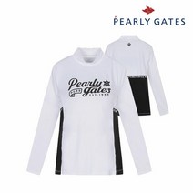 파리게이츠 골프 pearlygatesgolf여성 에어 배색 이너 티셔츠 P521A1TI061_WH, 001, WH