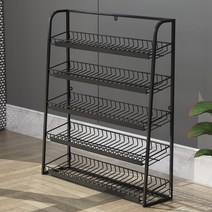 약국 편의점 식품 진열대 5단 선반 디스플레이 랙 과자 할인점, 두꺼운검정색45길이15너비67 5단