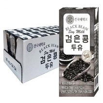 건국대학교 두유 검은콩, 190ml, 48개