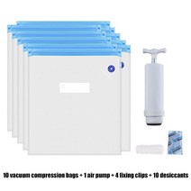 3D 프린터 필라멘트 보관 백 PLA/ABS 진공 10 건조기 안전 유지 습도 방지 씰링, [03] 10 Bags 1 Pump, 03 10 Bags 1 Pump