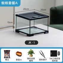 비바리움diy 애완 동물 유리 사육 상자 나혼자산다 파충류사육장, 거미 먹이 주기 A