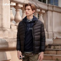 Lafuma 남성 경량 패딩 야외 캠핑 다운 재킷 구스다운