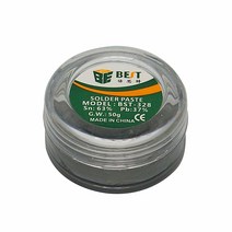 납땜 페이스트 용접 PASTE 플럭스 솔더페이스트 BST-328 50g 주석 납 솔더 보조 액세서리 전자 제조 라인 장비 수리, 50 그램