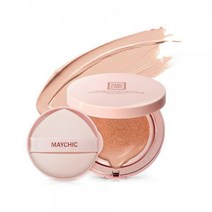 메이시크 메이퀸 퍼펙트 핏 커버 쿠션 SET (본품+리필), 21호 핑크베이지, 21호 핑크베이지