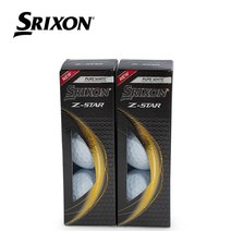 던롭 스릭슨 Z STAR 3피스 골프공골프볼 6구, 화이트, 6개, 6개