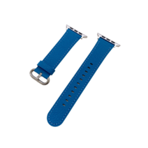 NUBASE 애플워치 8 호환 레트로 앱송 가죽 스트랩 + 필름 1P (41/45/49mm), 오션블루