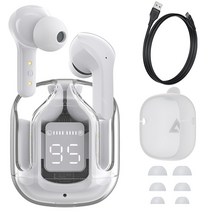 헤드셋커버 이어패드 헤드폰 커버 ACEFAST T6 TWS 이어폰 무선 블루투스 5.0, 03 modern grey