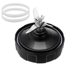 닌자 교체용 볼 컴 날 패킹 뉴트리 자동 IQ BL486 BL642 N102 BL682 용 7 핀 블렌더 추출기 블레이드 와셔 고무 2 개 포함