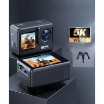 5K 액션캠 미니캠 브이로그캠 방수 수중촬영 자전거 헬멧 와이파이, 4K HD 표준 버전 + 16G 메모리 카드