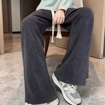 순이들 여성 코듀로이 기모 와이드 팬츠