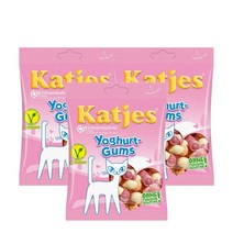 캇예스 요거트 껌 200g Katjes Yoghurt Gums, 3팩