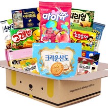 과자선물박스 빼꼼멍 심플A 인기간식 12P 1세트