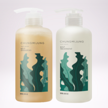 청미정 다시마 샴푸 트리트먼트 세트 영양공급 두피케어, 샴푸 트리트먼트 500ml 세트