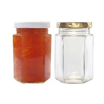 [유리병] 육각200 1개 200ml, 빨간마개