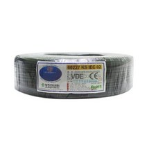 KIV 25SQ 100M 1롤 전선 케이블 배선 단선 전기 국산 IV SV CV VCTFK VCTF 장원형 충진형 HIV 로맥, 백색