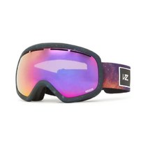 VonZipper 본지퍼 남녀 공용 스카이랩 스노우 스포츠 고글 - 진동 프레임 로커스트 크롬 렌즈, 야생 동물 우주 크롬, 하나 비먼 시그니처