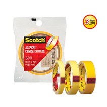 3M 스카치 다용도테이프 600 / 12x20 / 1개입 / 34775, 단품, 단품