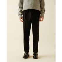 [피즈] SPPA1F102BK [HAZZYS PHIZ] 블랙 밴딩 울 슬랙스