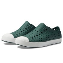 Native Shoes Jefferson Slip-on Sneakers - Spooky Green/Shell White