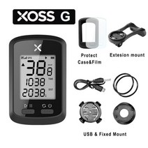 자전거 사이클 속도계XOSS-G 플러스 G 자전거 GPS 컴퓨터 무선 속도계 방수 도로 산악 블루투스 ANT   사, 03 G n case Mount