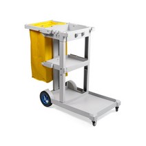국산 이동식 클리닝 카트(카트+80L대용량 지퍼형 천바구니)/청소카트, 클리닝카트