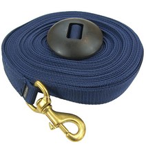 Intrepid International Lunge LINE 7.6m25피트 W/SNAP 및 고무 스톱 블랙 USA 미국, Navy