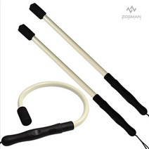 조그만(ZOGMAN) 조그만 골프 템포플렉스 소프트 골프스윙연습기 실내 레슨 비거리 장타 자세교정 연습용품, 레드 80cm