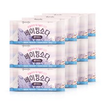 엄마의선택 히말라야 핑크솔트 담은 세탁비누 180g 베이킹소다, 12개