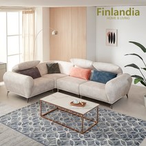 버블린 5인 마카우 기능성 패브릭 코너 카우치형 소파 풀세트, 단품