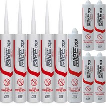 KCC 코레실 SW9535A 방화용 수성 실리콘 변전실 통신실 전기 전자 방화 방수용 실란트 300ML - 10개입, SW9535A 회색 10개입