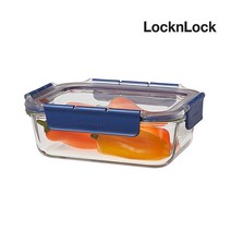 락앤락 탑클라스 직사각 1L 블루 LBG445, 락앤락 탑클라스 LBG445 블루, 색상:락앤락 탑클라스 LBG445 블루