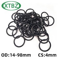 고무오링 패킹 실리콘 오링 고무링 O-링 CS 4mm OD14-98mm NBR 고무 오일 씰 자동차 가스켓, 47 72mm x 4mm 5pcs_01 4 mm