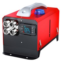 경유난로 12V 24V 220V 차량 차박용 캠핑 열풍기 난로, 가로형 220V 가정용 + 리모컨