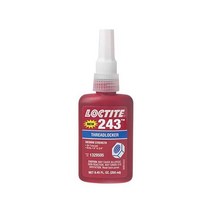 록타이트 1329505 파란색 243 중강도 나사고정제 최대 온도 360°F 250mL 병