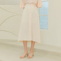 세인트마리 린디 끈 실키 스커트 4color