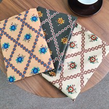 레인꽃무늬원단, 밀크티