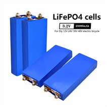 인산철배터리 배터리팩 차량용 400ah 25000mah 3 2v 25ah 셀 59, 푸른