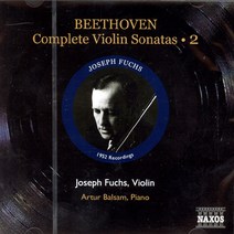 핫트랙스 LUDWIG VAN BEETHOVEN - COMPLETE VIOLIN SONATAS 2/ JOSEPH FUCHS