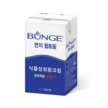 롯데푸드 번지 휩토핑 1L 대용량, 6세트