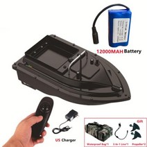 rc 보트 잠수함 배 수륙 양용 gps 위치 둥지 방수 고속 미끼 2kg 하중 168, 협력사, No GPS US 1B12000MAH