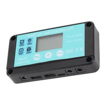 MPPT 태양광 충전 컨트롤러 다중 보호 QC30 LCD 스크린 포함, 2.BlueGreen 20A