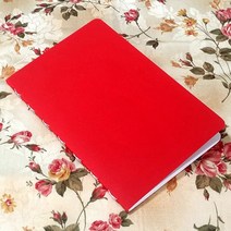 [바보사랑] 핸드메이드 패션 핸디노트 - 엑스스티치노트handy(유선), 색상:브라운